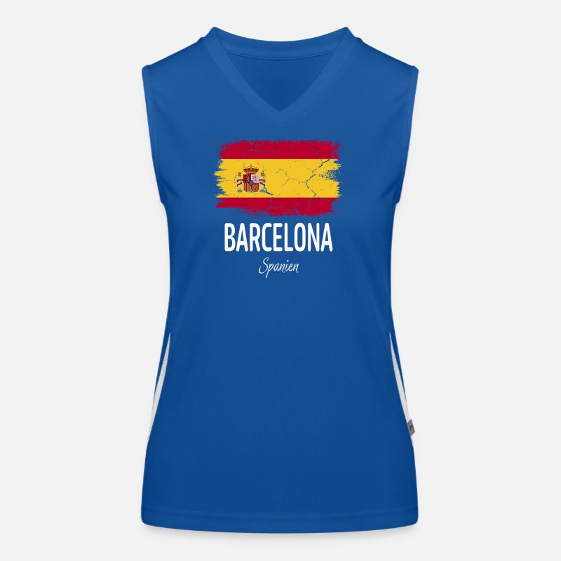 Barcelona Funktionelles Kontrast-Tank Top für Frauen