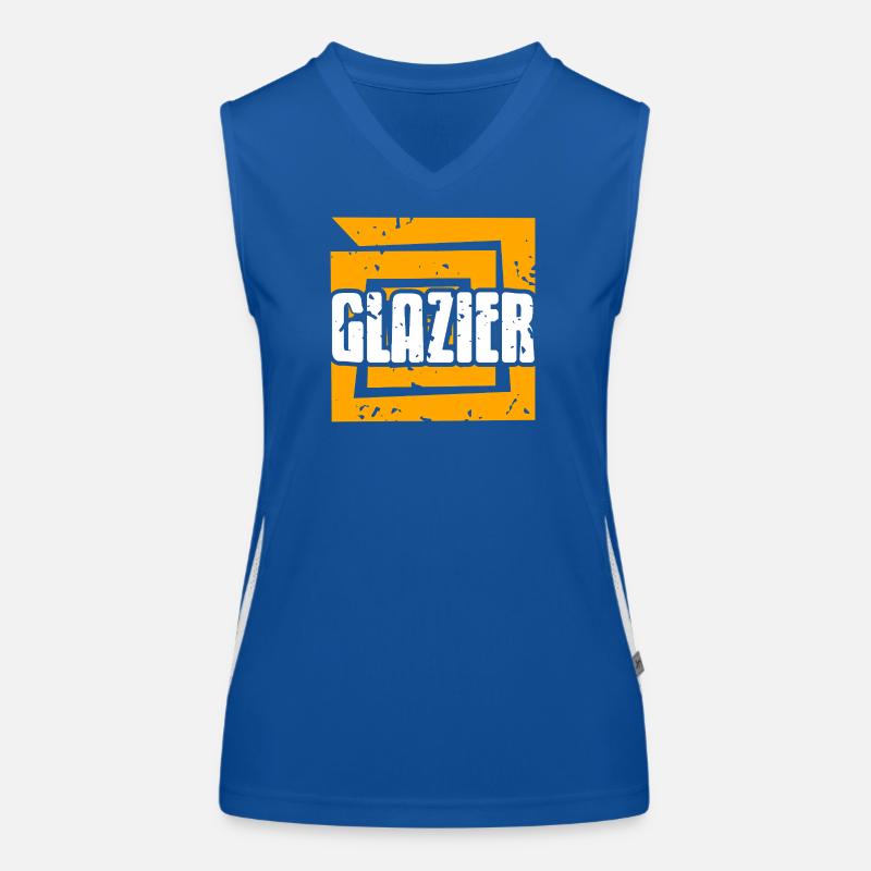 Evolution Glazier Funny Trade Job Progression Women's Functional Contrast Tank Top