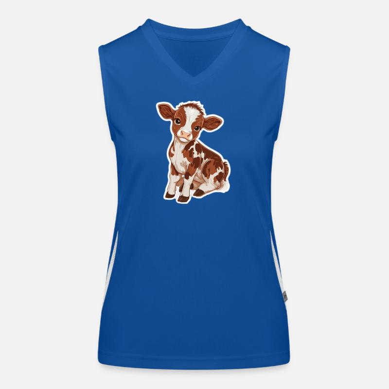 Vache Débardeur respirant contrasté Femme