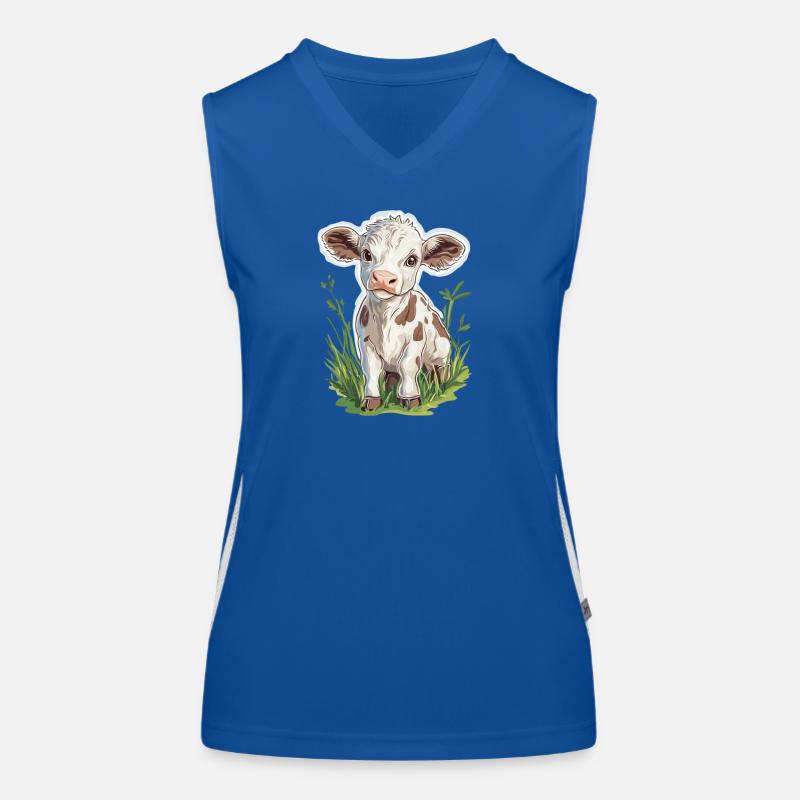 Vache Débardeur respirant contrasté Femme
