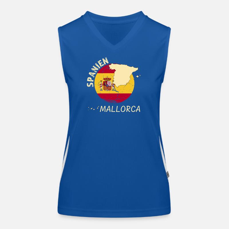 Mallorca Funktionelles Kontrast-Tank Top für Frauen