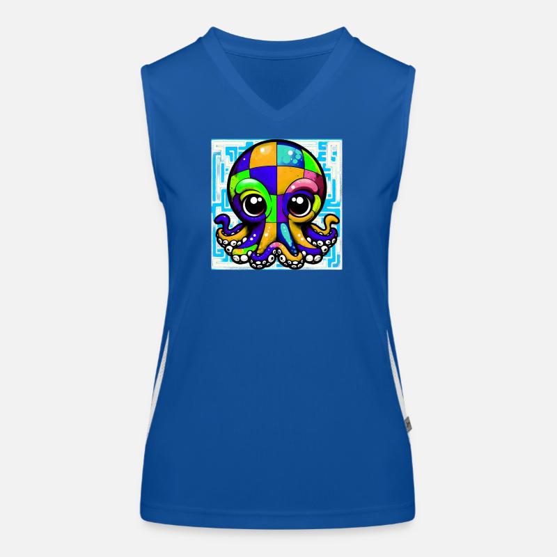 Octopus Women's Functional Contrast Tank Top