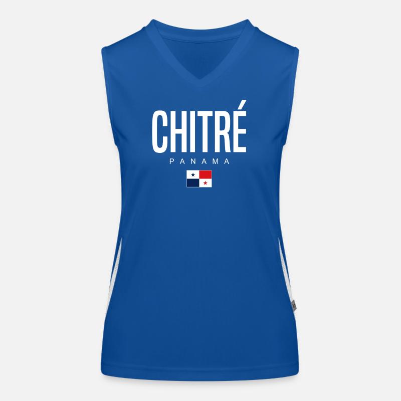 Chitré Panama Panamaer Funktionelles Kontrast-Tank Top für Frauen