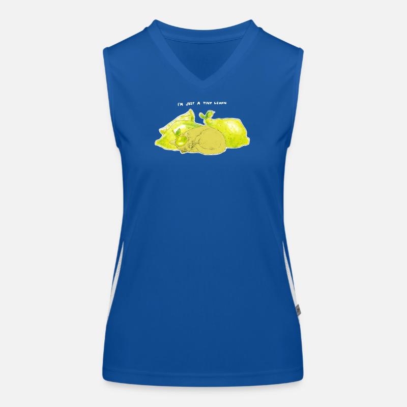 JUST A TINY LEMON Women's Functional Contrast Tank Top