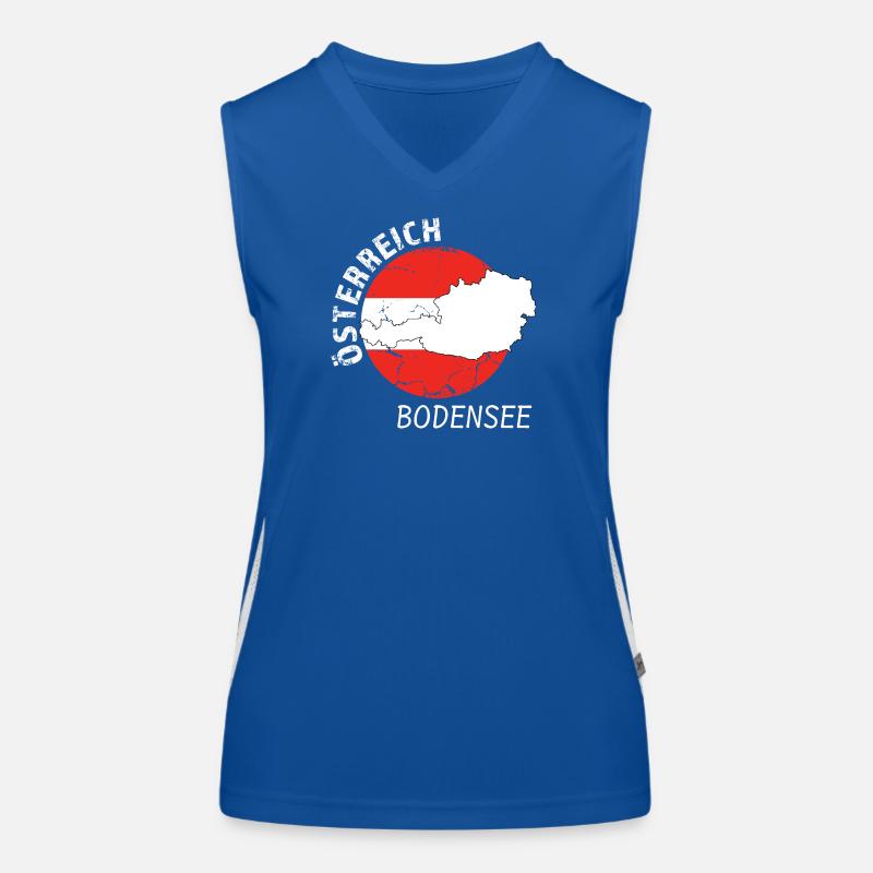 Bodensee Funktionelles Kontrast-Tank Top für Frauen