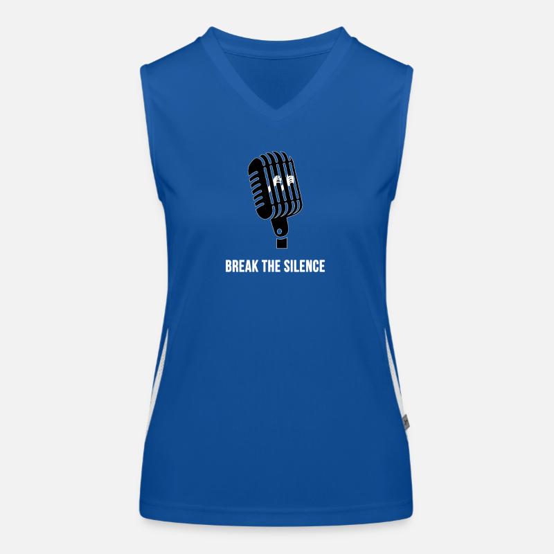 Briser le silence Débardeur respirant contrasté Femme