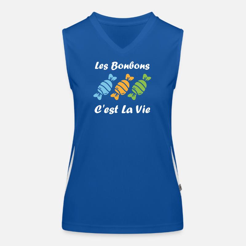 Candy is life Women's Functional Contrast Tank Top