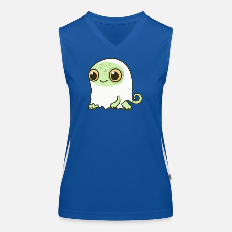 Chameleon Halloween Geist Funktionelles Kontrast-Tank Top für Frauen