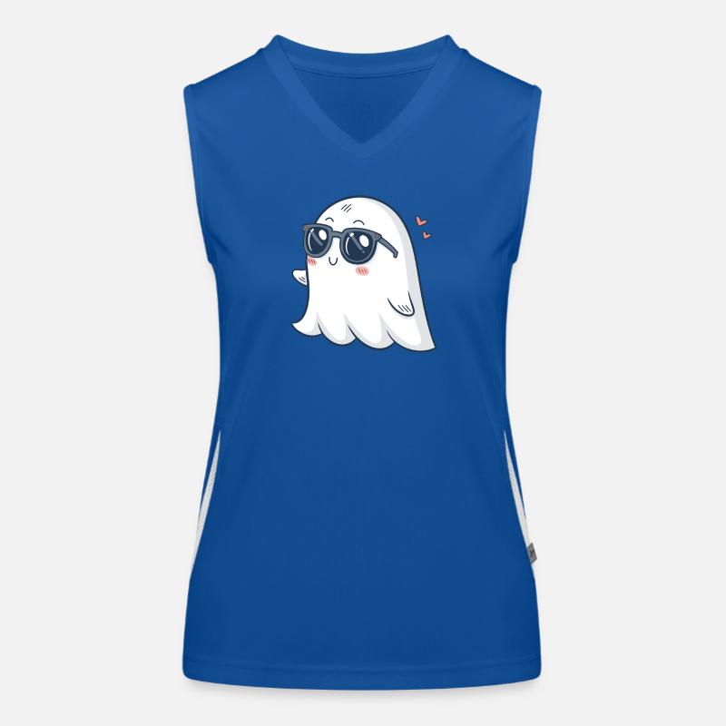 Chic Ghost Sunglasses Women's Functional Contrast Tank Top