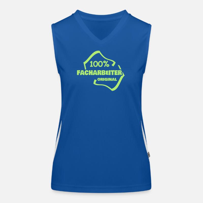 Occupation: Skilled worker Women's Functional Contrast Tank Top