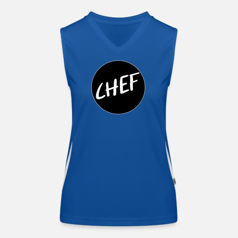 CHEF VORGESETZTER Funktionelles Kontrast-Tank Top für Frauen