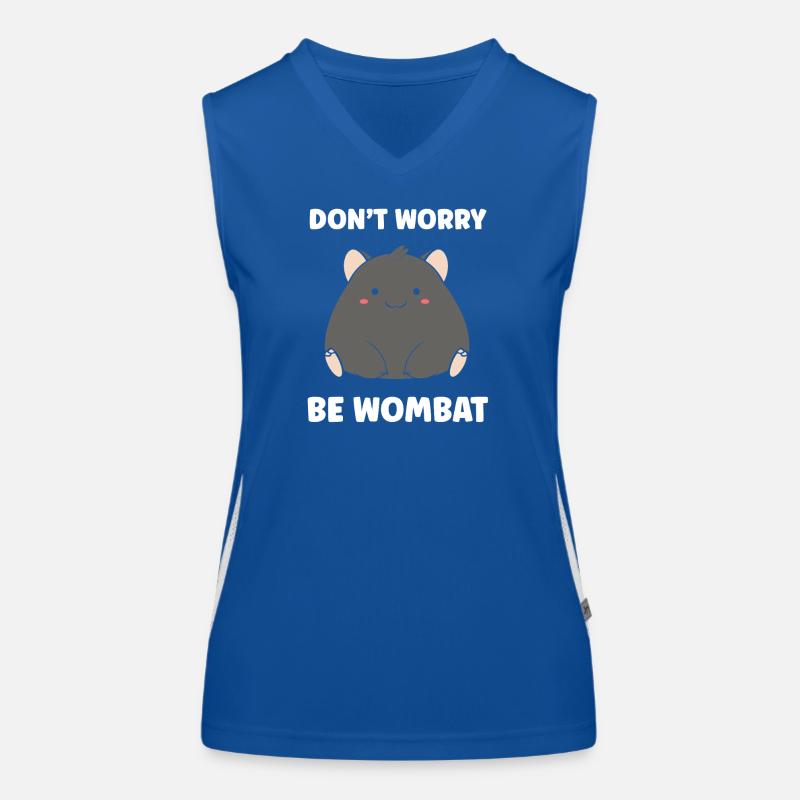 Wombat Peaceful Pattern Joy Women's Functional Contrast Tank Top