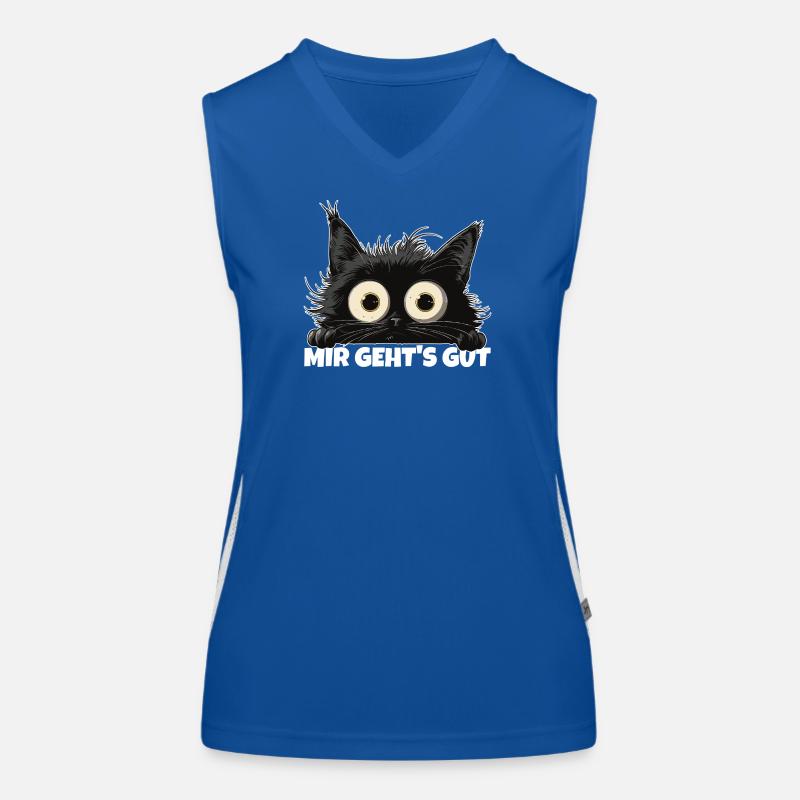 Its fine Im fine everything is fine Funktionelles Kontrast-Tank Top für Frauen