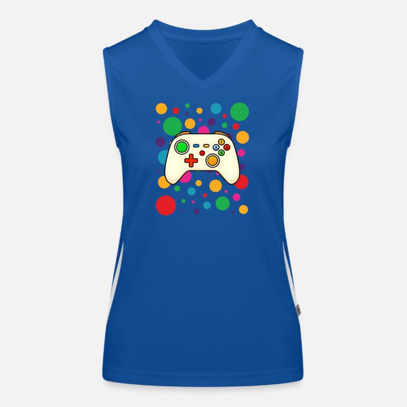 Colorburst Gamecontroller Funktionelles Kontrast-Tank Top für Frauen