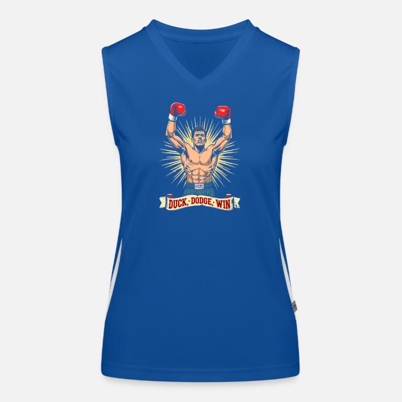 Boxer  Funktionelles Kontrast-Tank Top für Frauen
