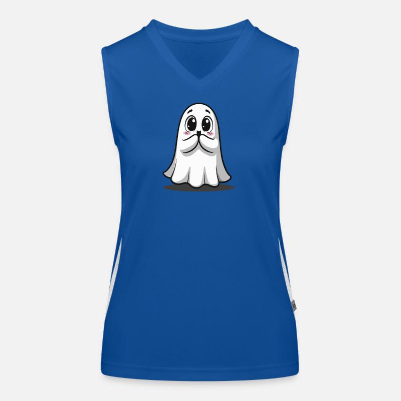 Halloween Süsser Geist Funktionelles Kontrast-Tank Top für Frauen