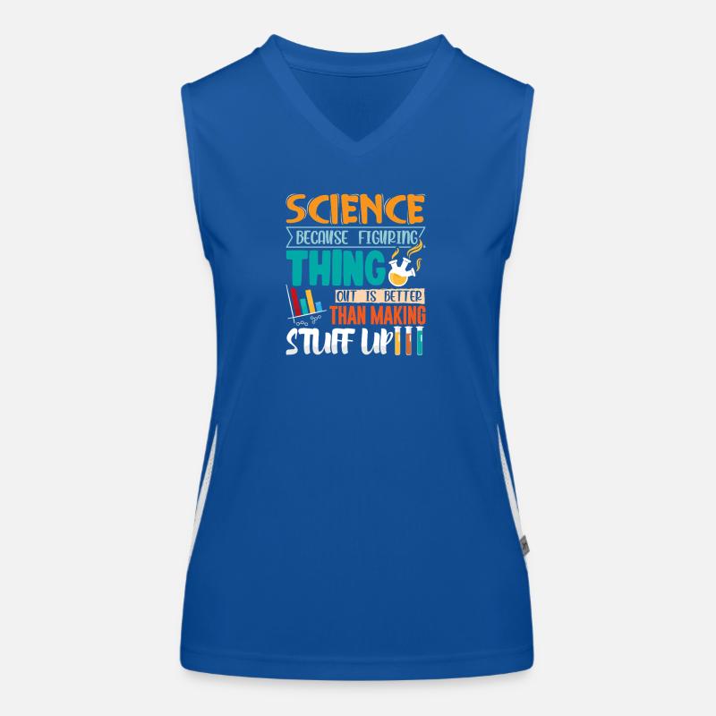 Science Scientist Chemistry Women's Functional Contrast Tank Top