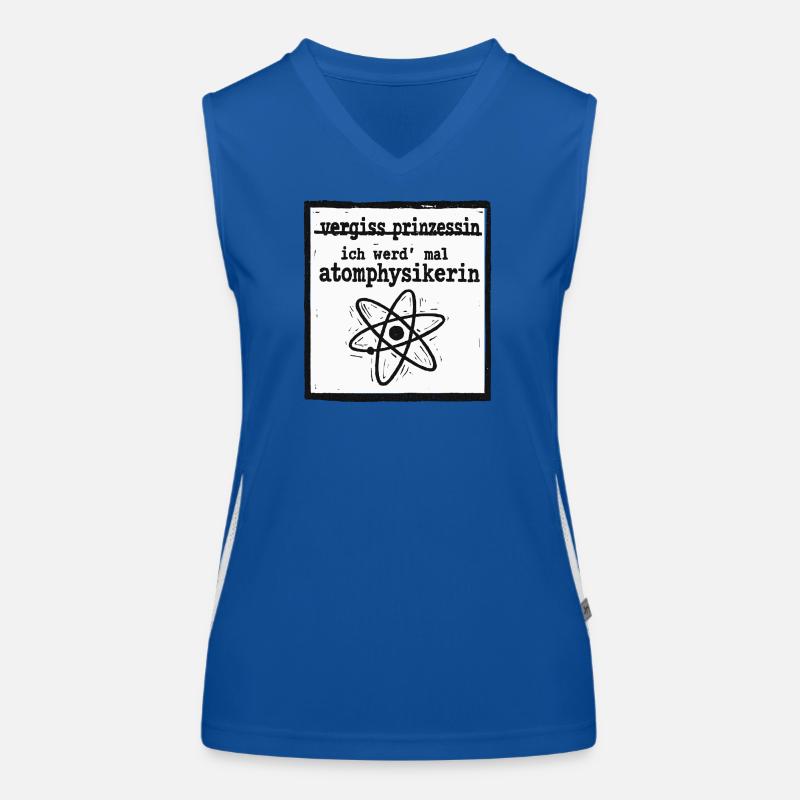 Forget Princess - Nuclear Physicist Women's Functional Contrast Tank Top