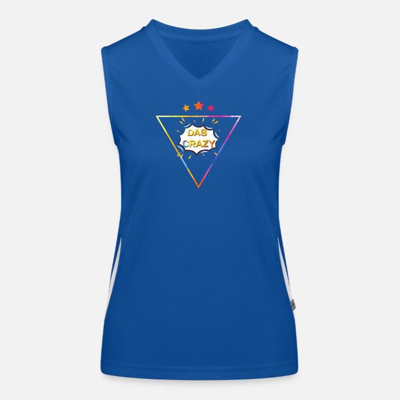 DAS CRAZY C+ Funktionelles Kontrast-Tank Top für Frauen