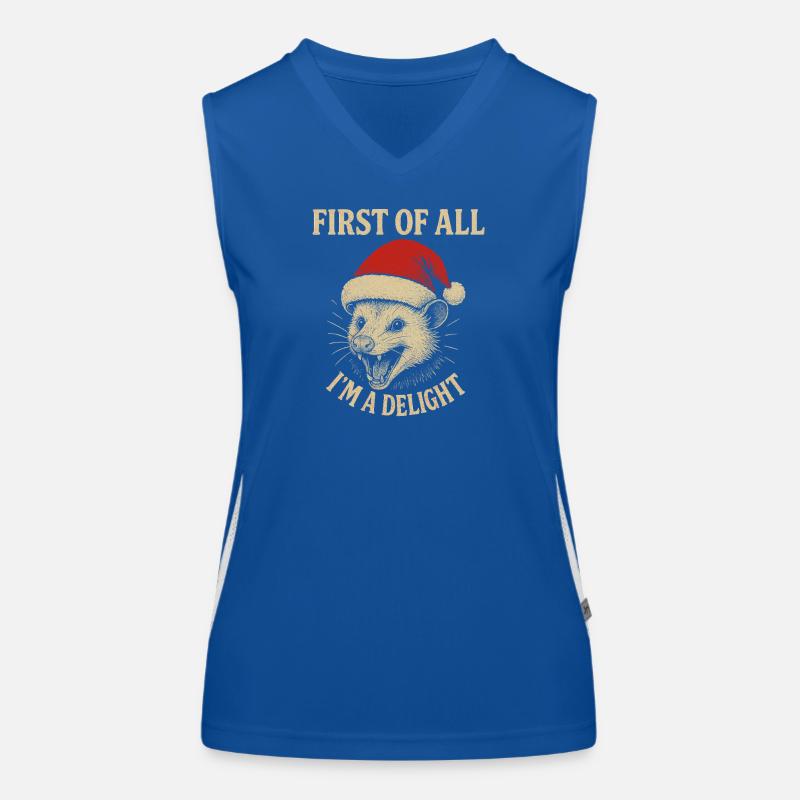 First of All I'm a Delight Women's Functional Contrast Tank Top