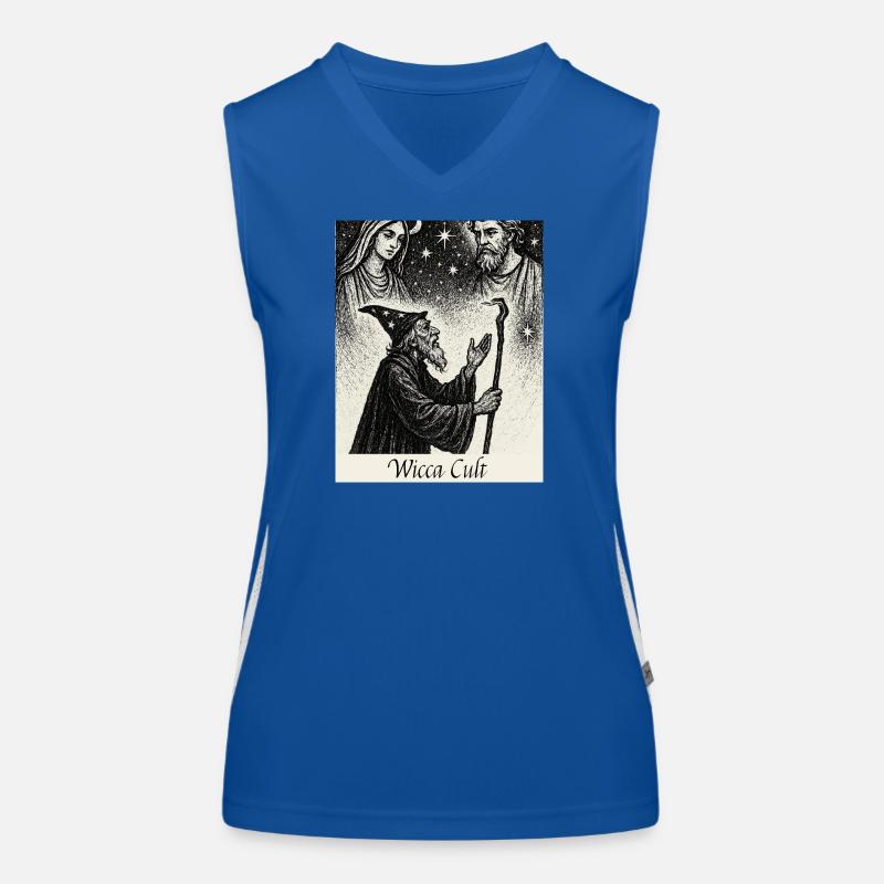 Wicca Kult Funktionelles Kontrast-Tank Top für Frauen
