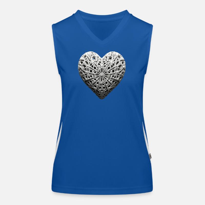 Ewiges HERZ Funktionelles Kontrast-Tank Top für Frauen