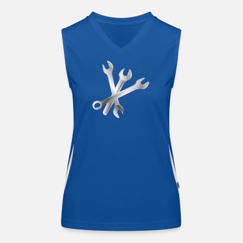 Jeu de clés – Outils et artisanat Débardeur respirant contrasté Femme