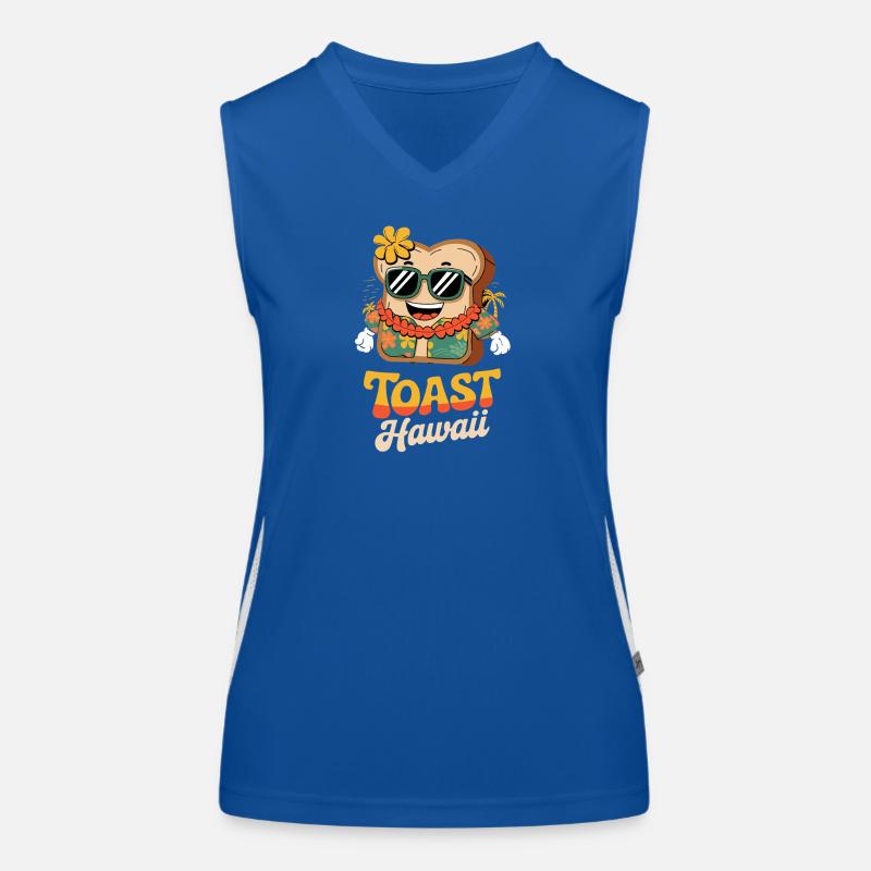 Toast Hawaii Retro Cool Beach Vibes Women's Functional Contrast Tank Top
