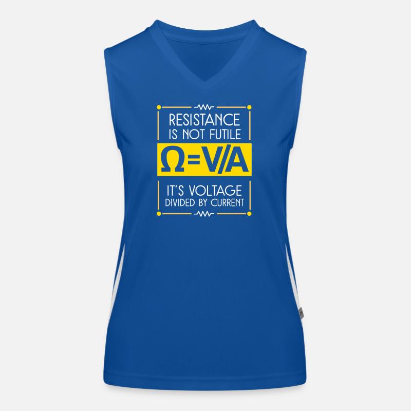 Physics Physicist Physics Student Physics Teacher Women's Functional Contrast Tank Top