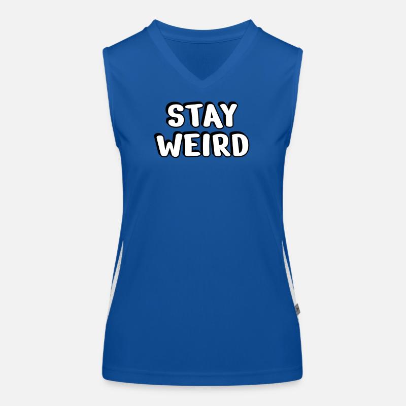 reste bizarre Débardeur respirant contrasté Femme