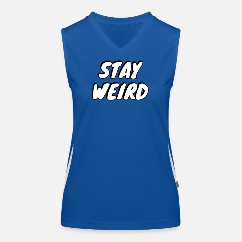 reste bizarre Débardeur respirant contrasté Femme