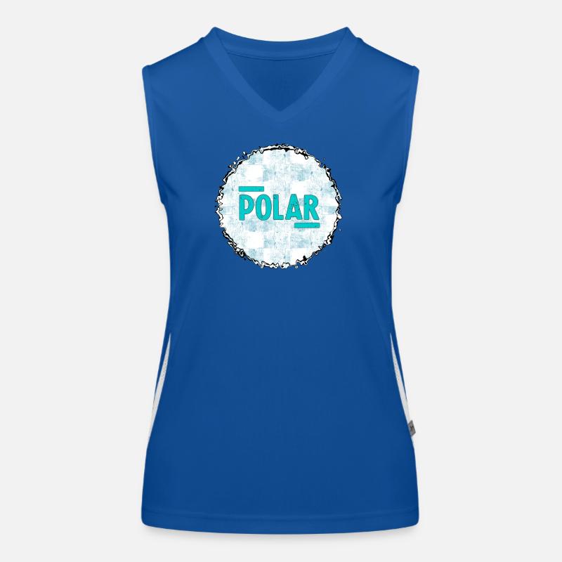 Polar Block Pattern Women's Functional Contrast Tank Top