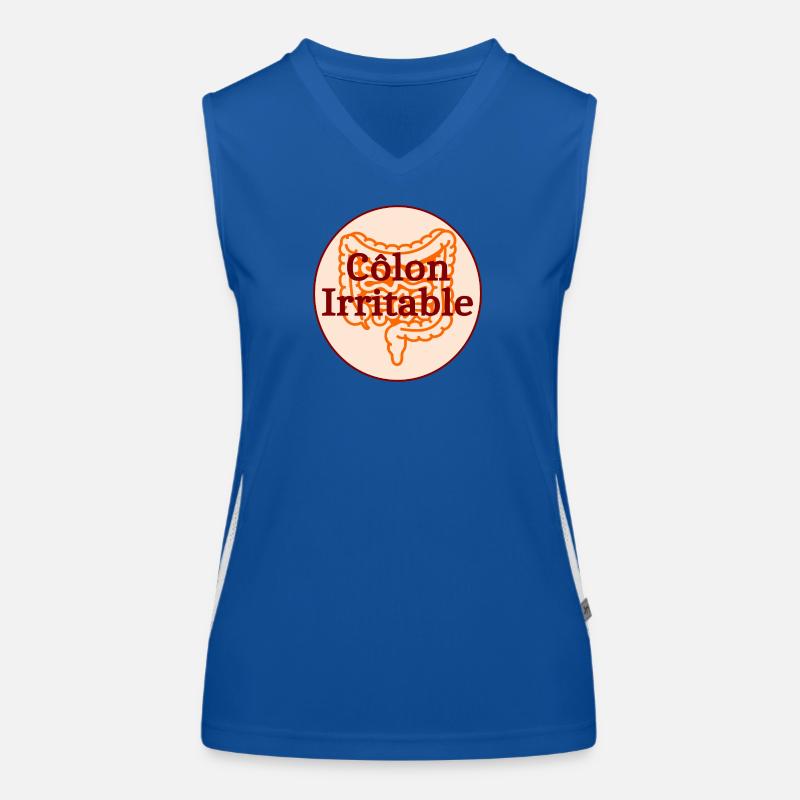 Côlon irritable Débardeur respirant contrasté Femme