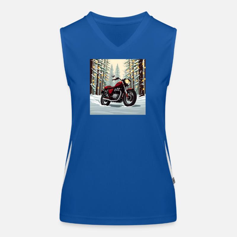 Ride Into Winter Funktionelles Kontrast-Tank Top für Frauen