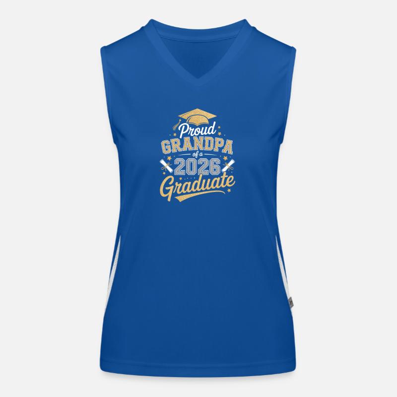 Stolzer Opa 2026 Absolvent Funktionelles Kontrast-Tank Top für Frauen