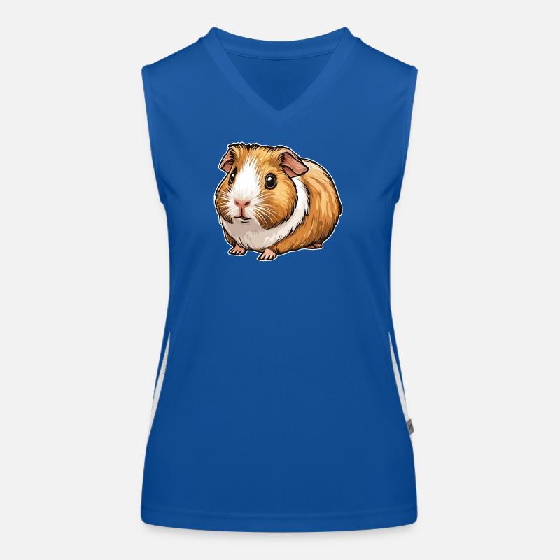 guinea pig Women's Functional Contrast Tank Top