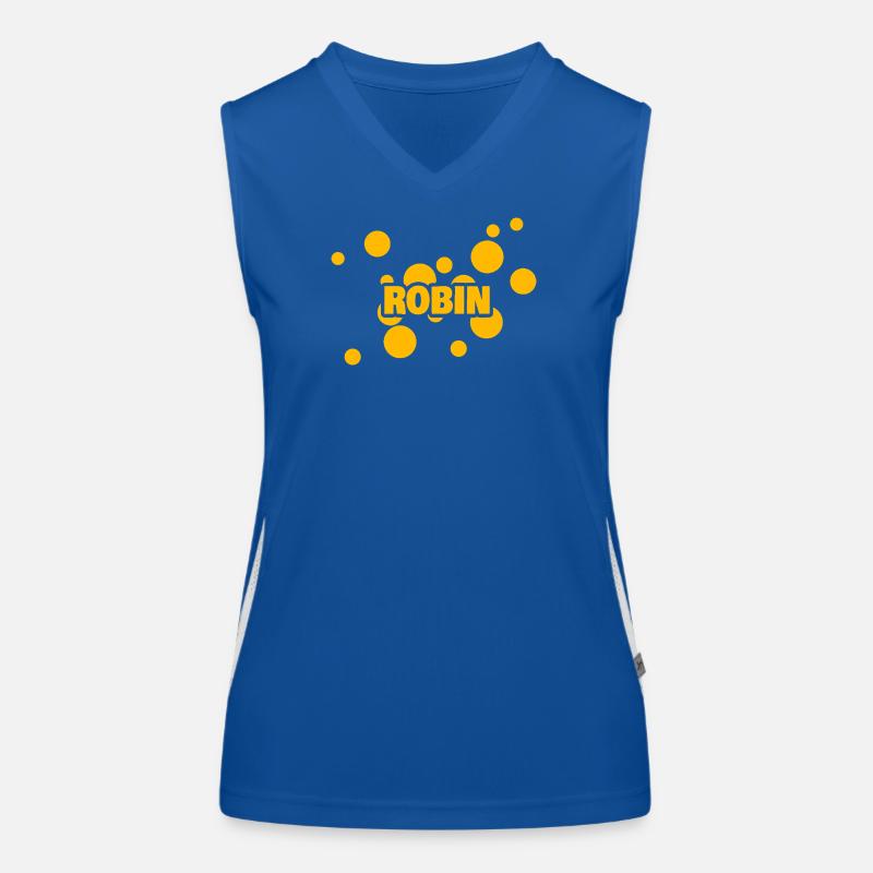 Robin als Robin Funktionelles Kontrast-Tank Top für Frauen