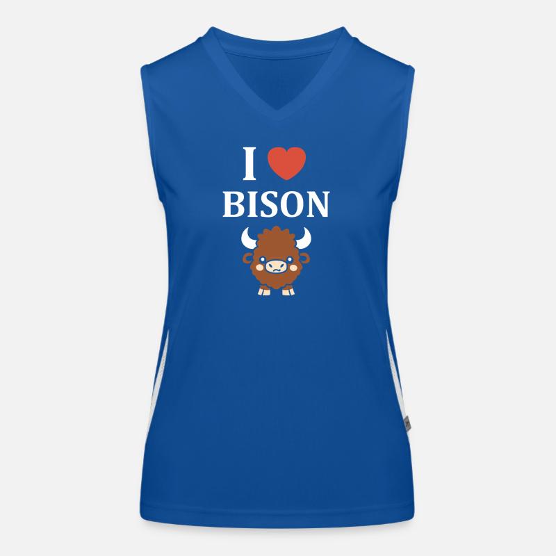bison Débardeur respirant contrasté Femme