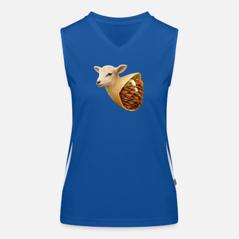Lamb kebab | Reduced meat consumption Women's Functional Contrast Tank Top