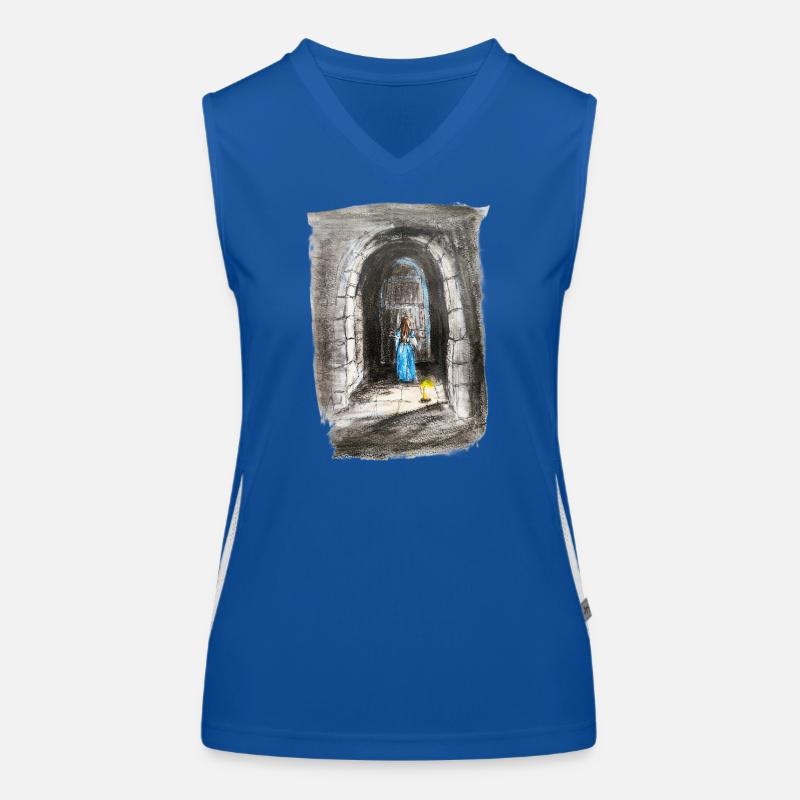 Torbogen-Maiden-Laternenlicht Funktionelles Kontrast-Tank Top für Frauen