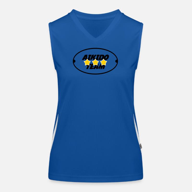 Aikido-Team Funktionelles Kontrast-Tank Top für Frauen