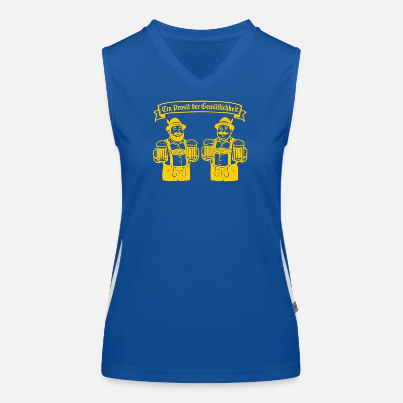 Bier männer - Ein Prosit der Gemütlichkeit Women's Functional Contrast Tank Top