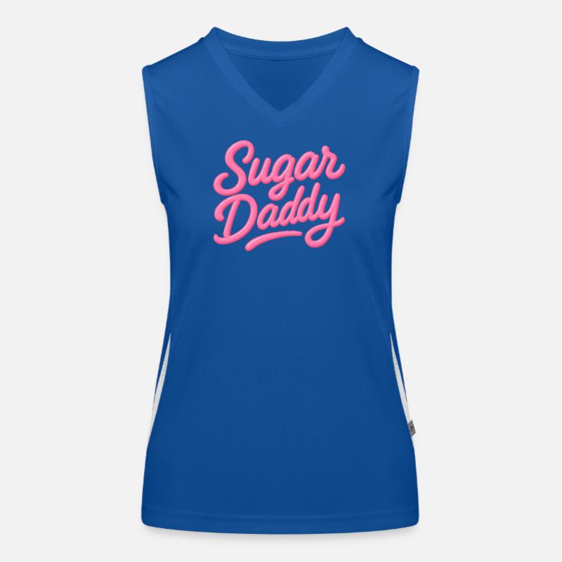 Sugar Daddy – Candy Pink Tippfehler Funktionelles Kontrast-Tank Top für Frauen