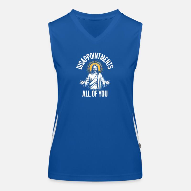 Enttäuschungen euch allen Funktionelles Kontrast-Tank Top für Frauen