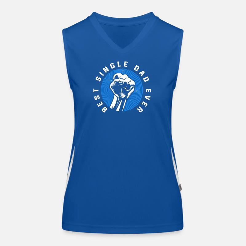 Single Father Dad Single Parent Single Women's Functional Contrast Tank Top