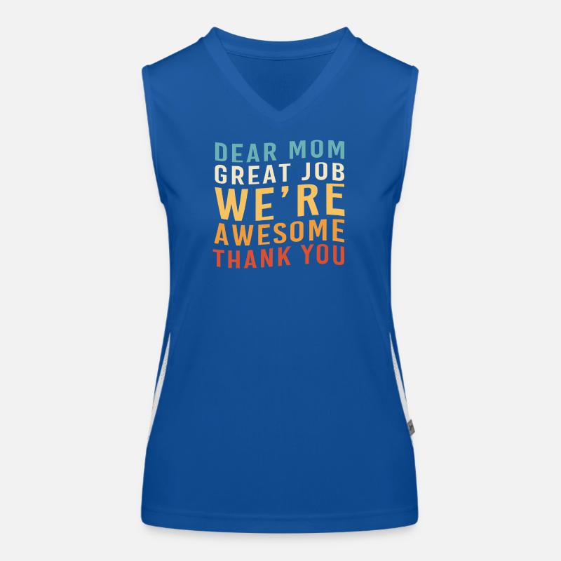 Single Mom Mom Single Mom Single Women's Functional Contrast Tank Top