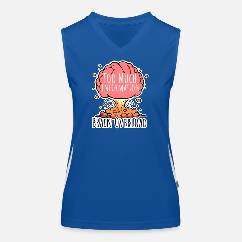 Too much information - brain overload! Women's Functional Contrast Tank Top