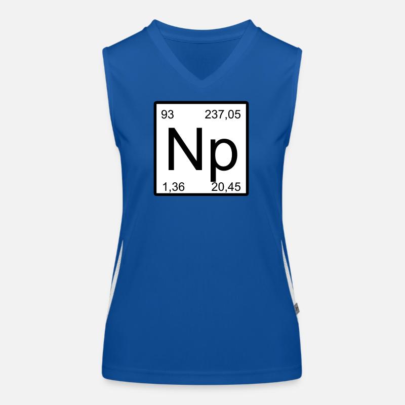 Neptunium Elemental Minimal Art Women's Functional Contrast Tank Top