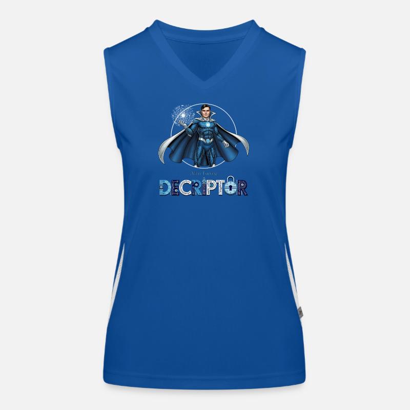 Hero Coder Entschlüsseler Funktionelles Kontrast-Tank Top für Frauen