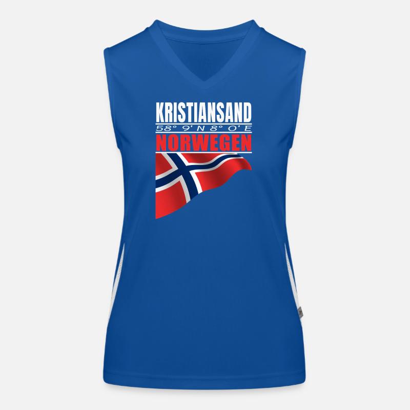 Kristiansand Débardeur respirant contrasté Femme